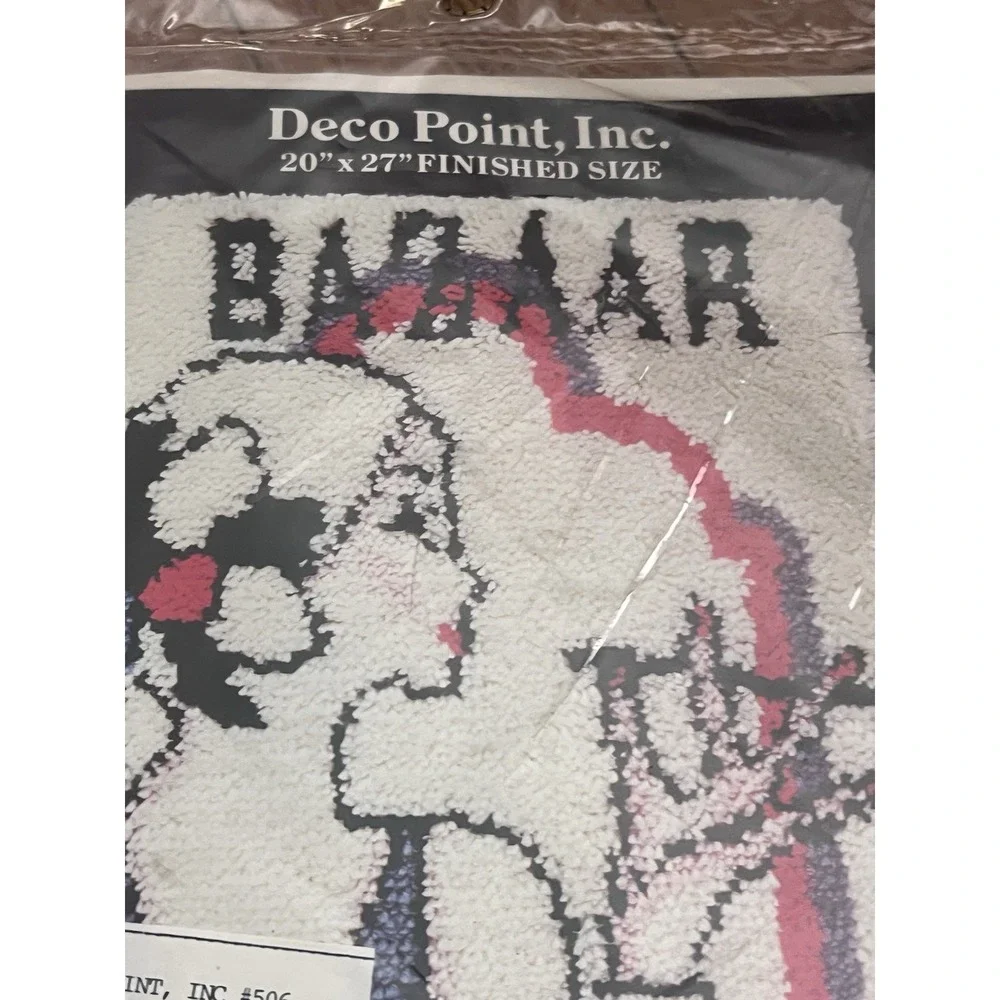 Vintage Deco Point Art Harper's Bazaar Magazine Latch Hook